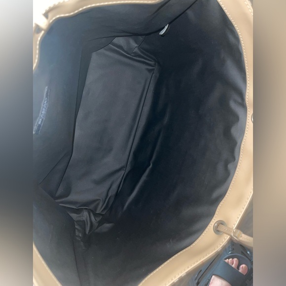 Authenticated Burberry House Check Tote Brown Beige Canvas Fabric Bag - Picture 8 of 8